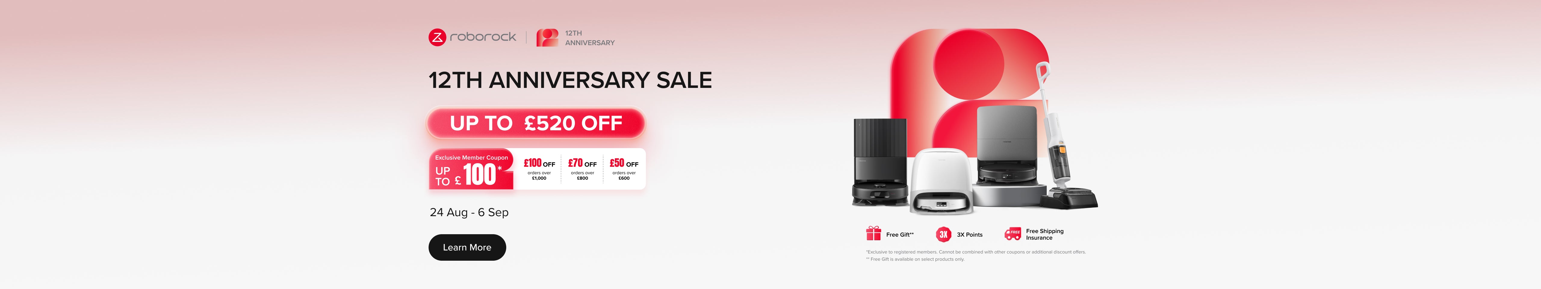 12th Anniversary Sale