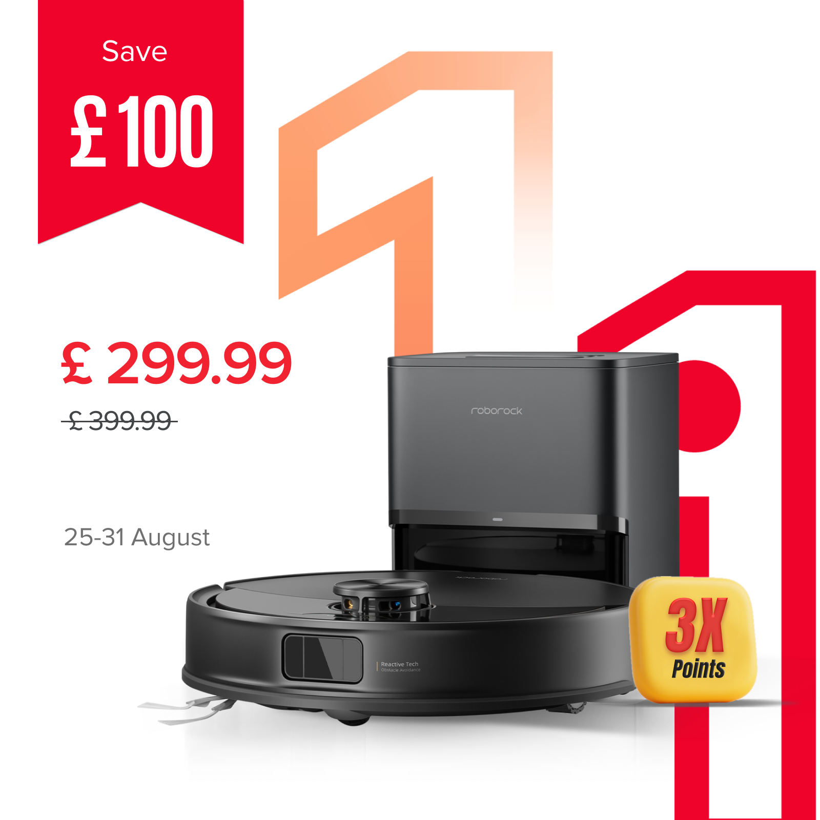Roborock Q10 S5+  Robot Vacuum with Auto-Empty Dock