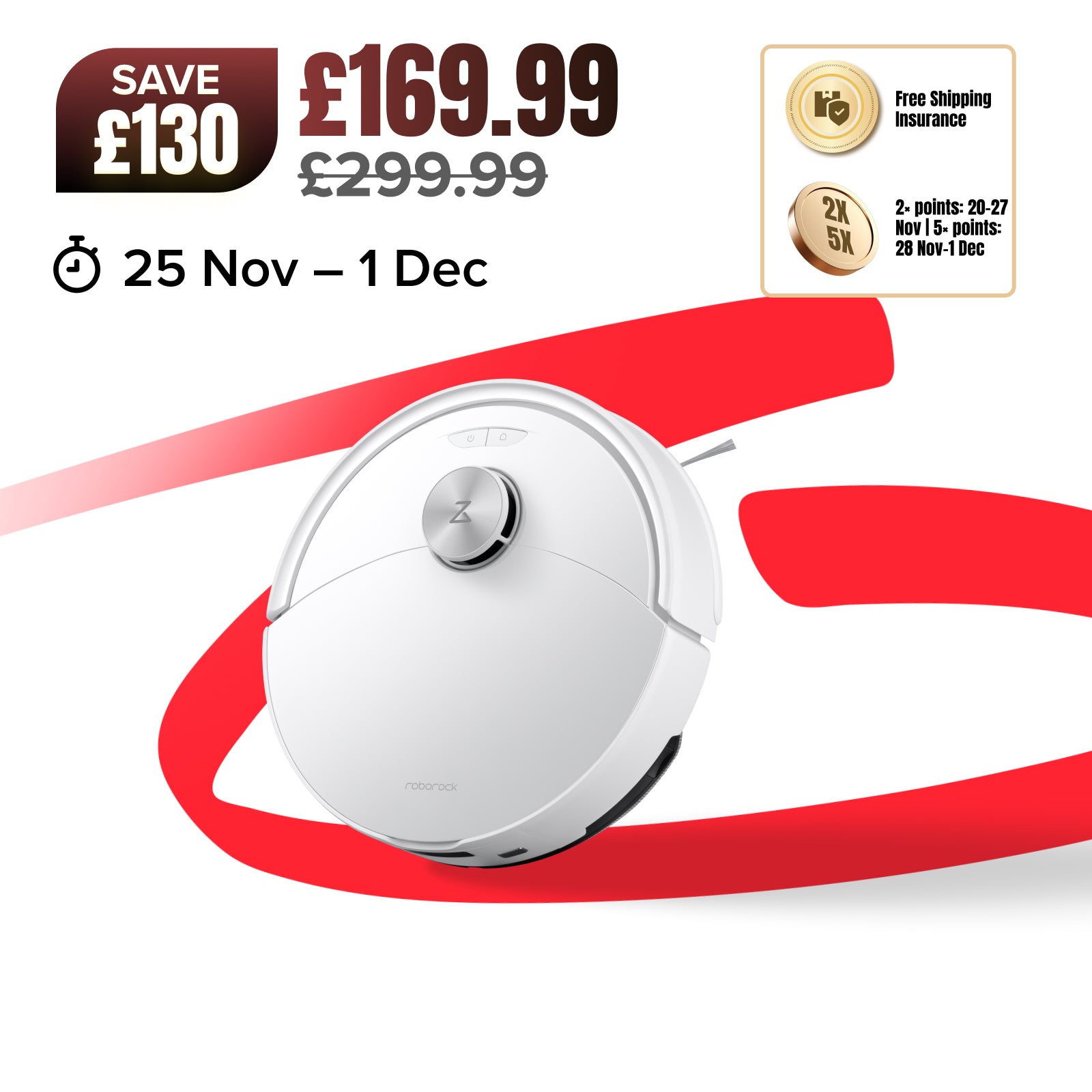 Roborock Q10 S5 Robot Vacuum and Mop