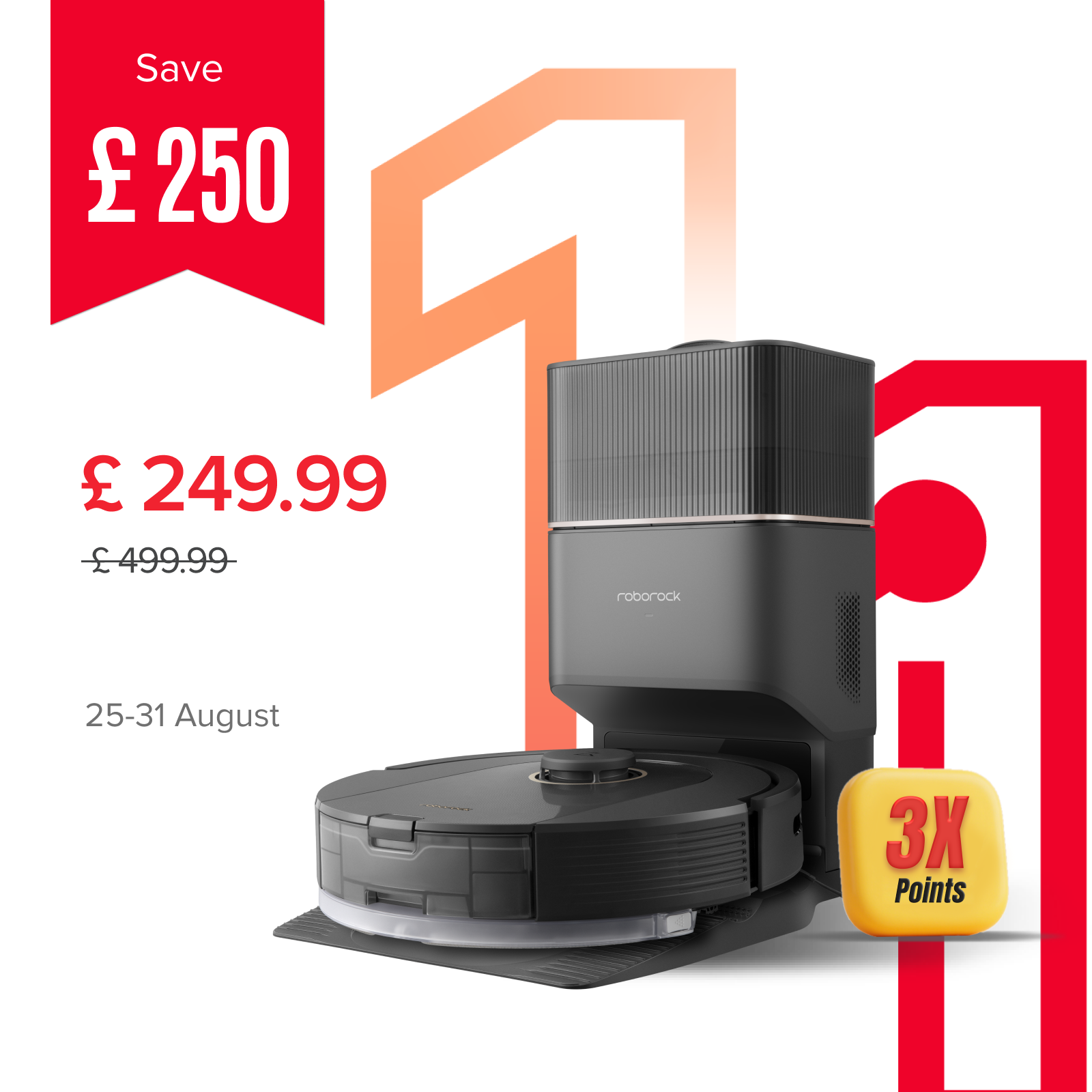 Roborock Q5 Pro+ Robot Vacuum and Mop with Auto-Empty Dock