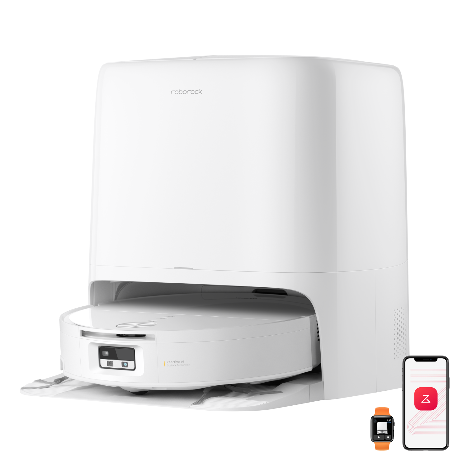 Roborock Qrevo Edge 2 Flow Roller Mop Robot Vacuum With SpiraFlow 2.0 Pressurized Self-Cleaning System